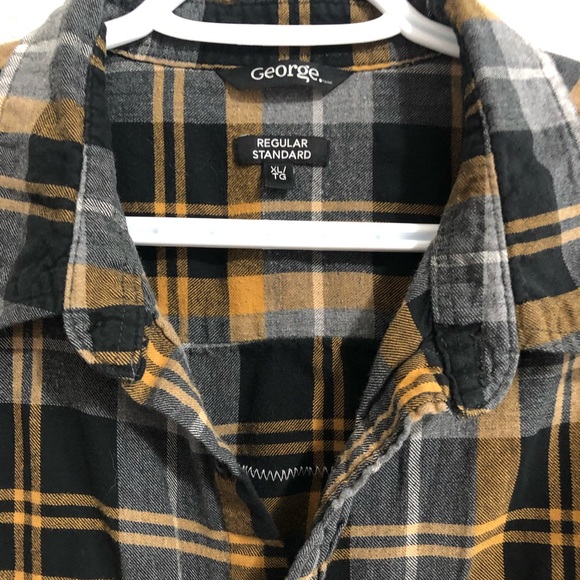 Custom upcycled “Keith Urban” plaid shirt. XL - Picture 3 of 4